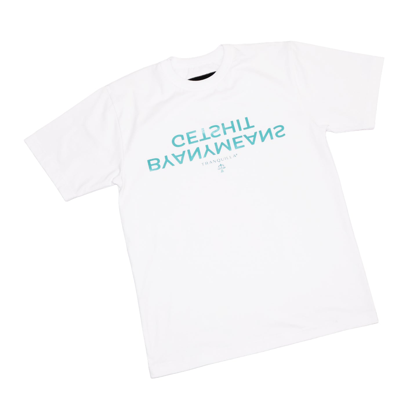 "BYANYMEANS" TEE IN WHITE