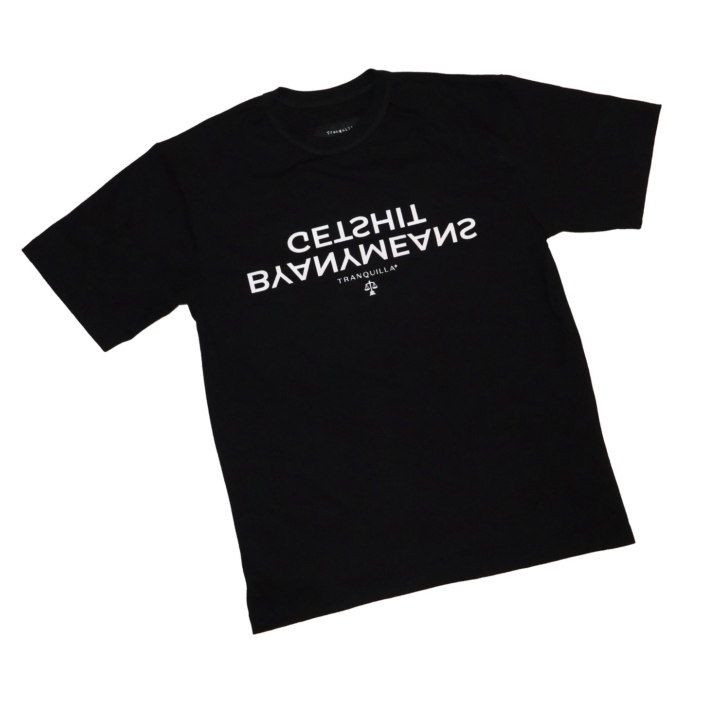 "BYANYMEANS" TEE IN BLACK