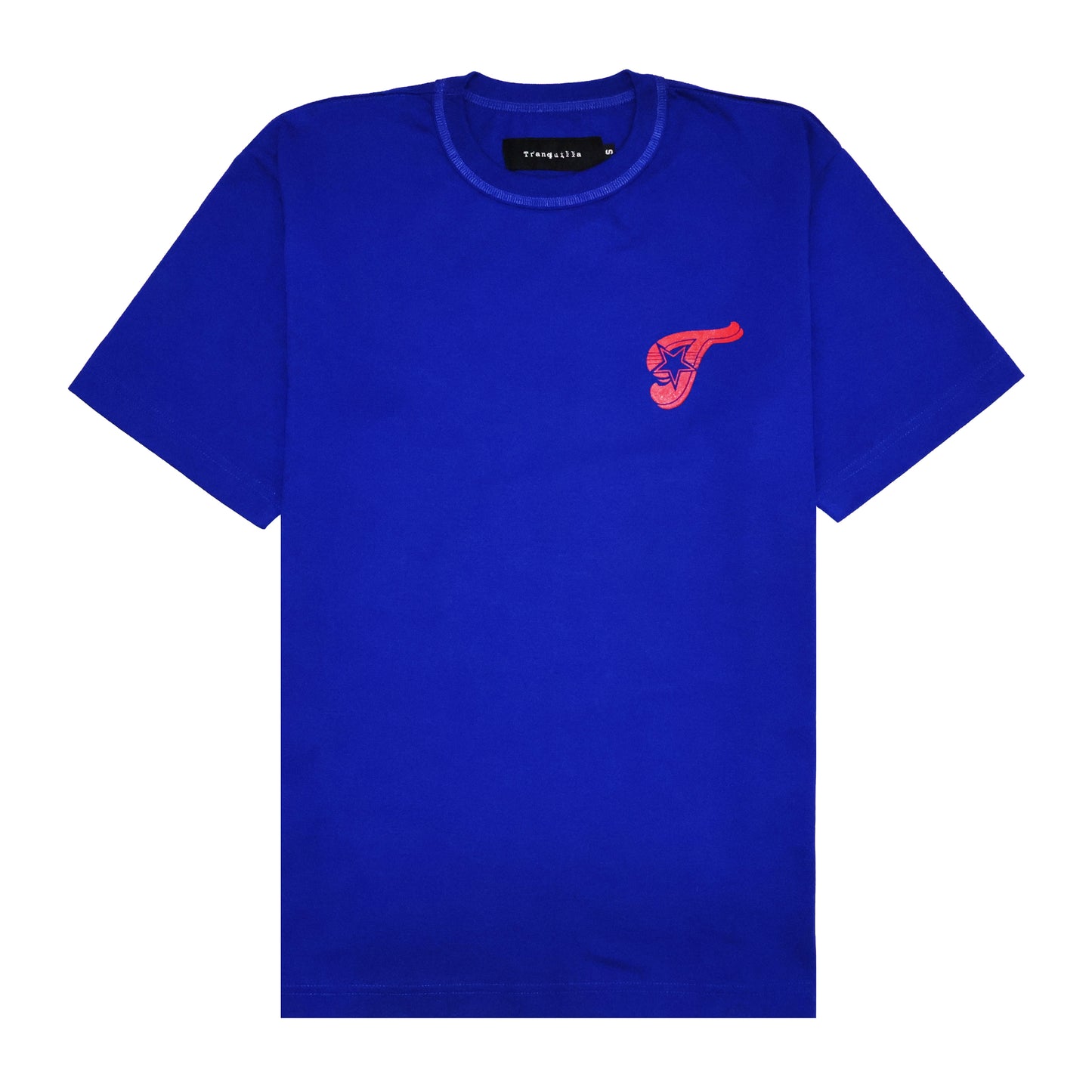 "GANGSTAR" TEE IN BLUE