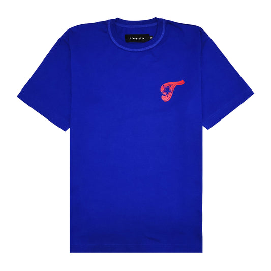 "GANGSTAR" TEE IN BLUE