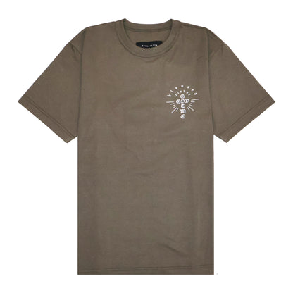 "GOD GOT ME" TEE IN FATIGUE