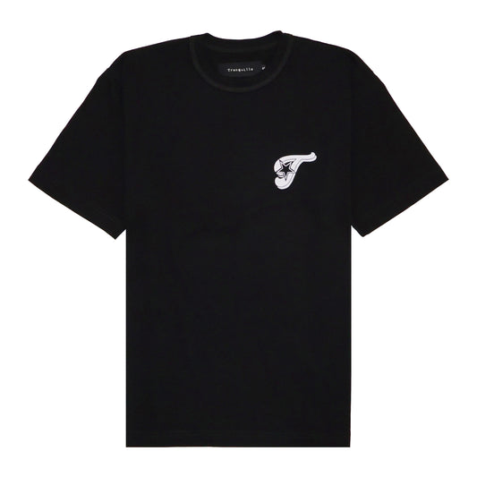 "GANGSTAR" TEE IN BLACK