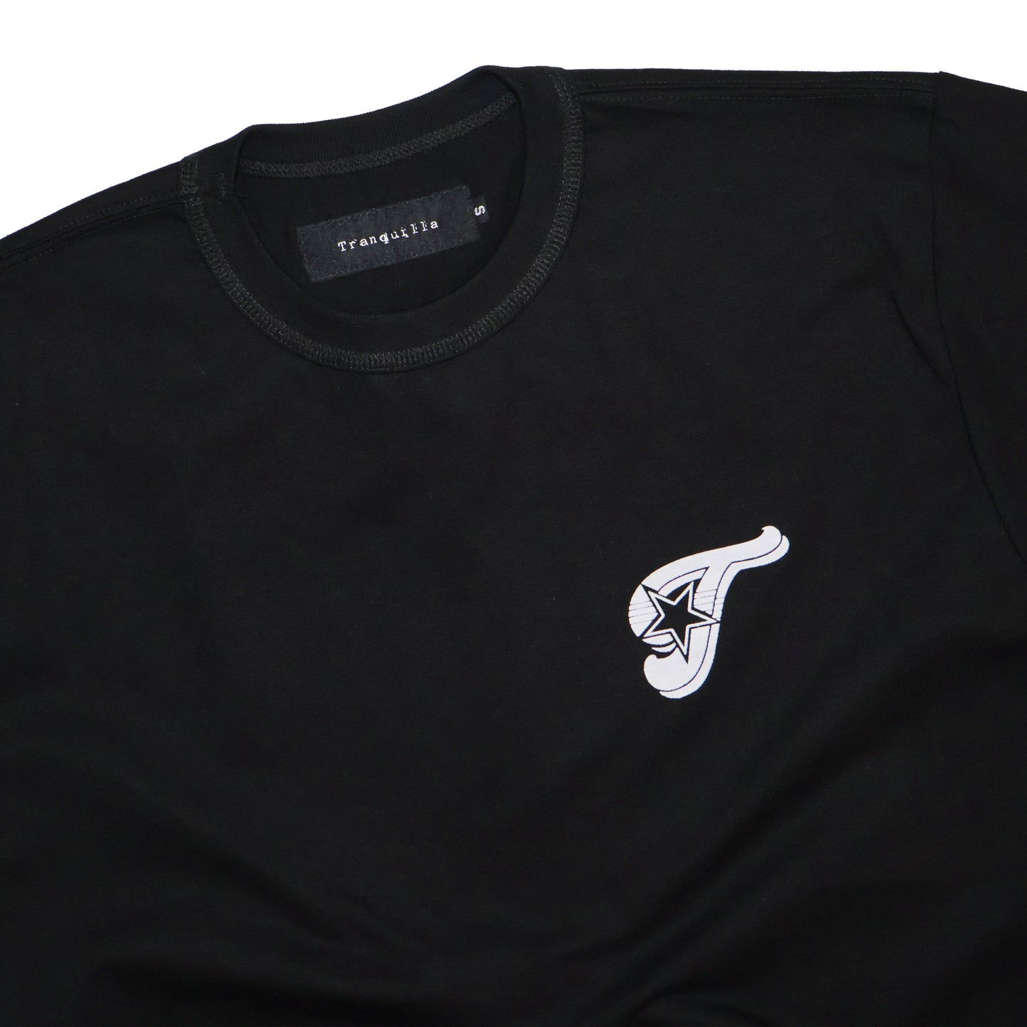 "GANGSTAR" TEE IN BLACK