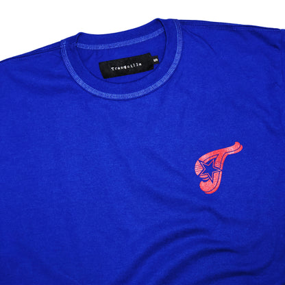 "GANGSTAR" TEE IN BLUE