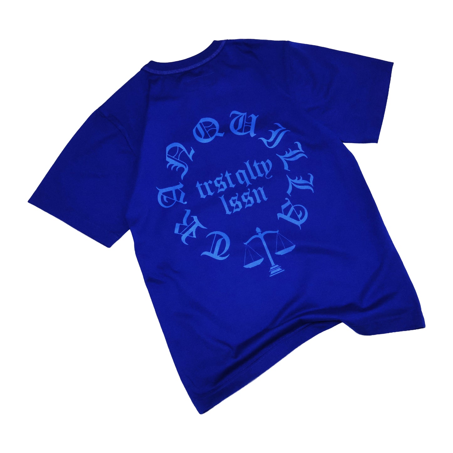 "AMULET" TEE IN BLUE