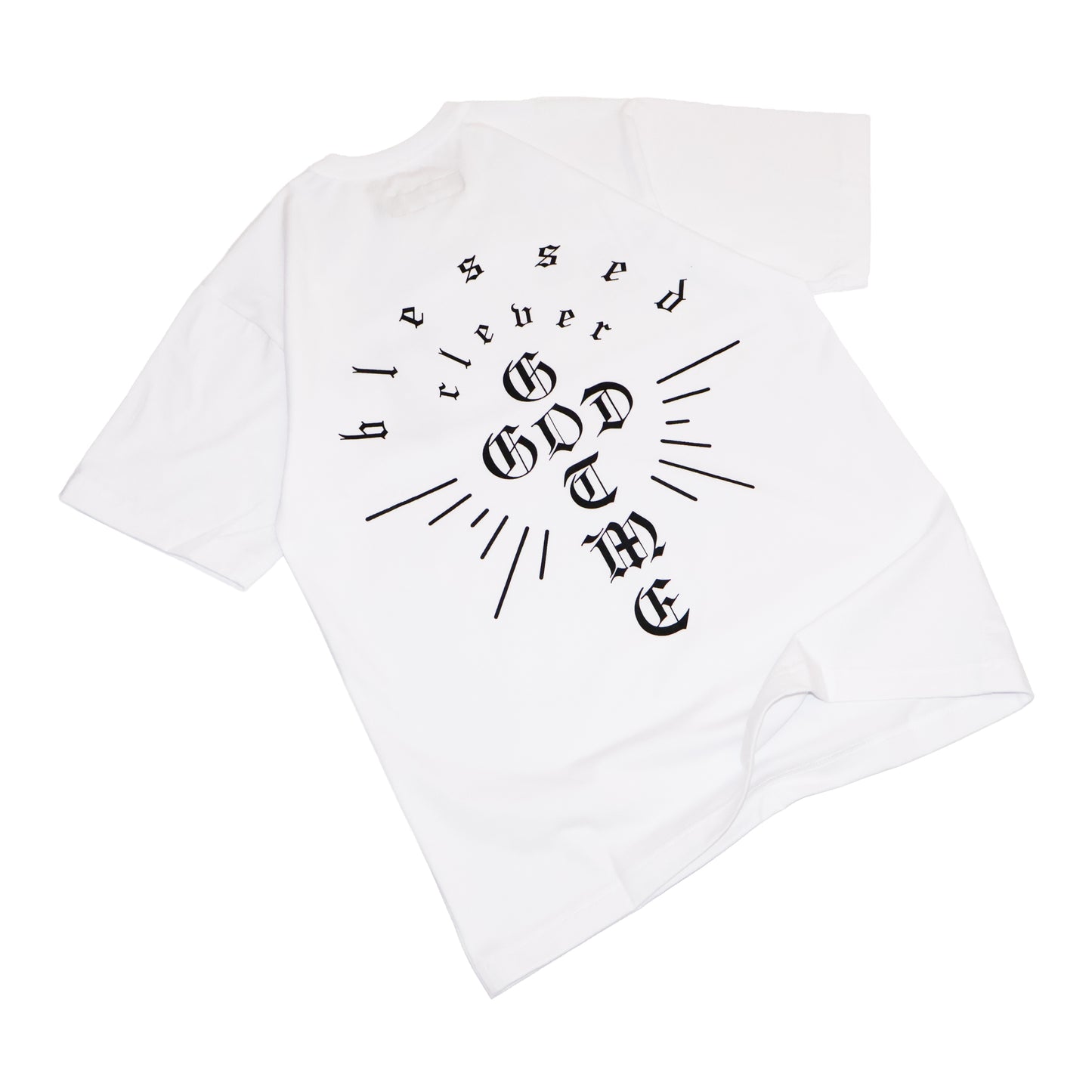 "GOD GOT ME" TEE IN WHITE