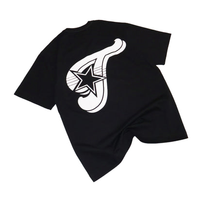 "GANGSTAR" TEE IN BLACK