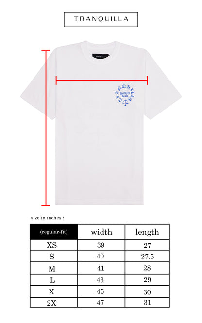 "AMULET" TEE IN WHITE