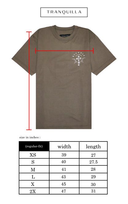 "GOD GOT ME" TEE IN FATIGUE