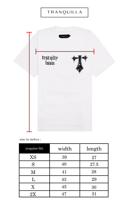 "GOD GOT ME" TEE IN WHITE