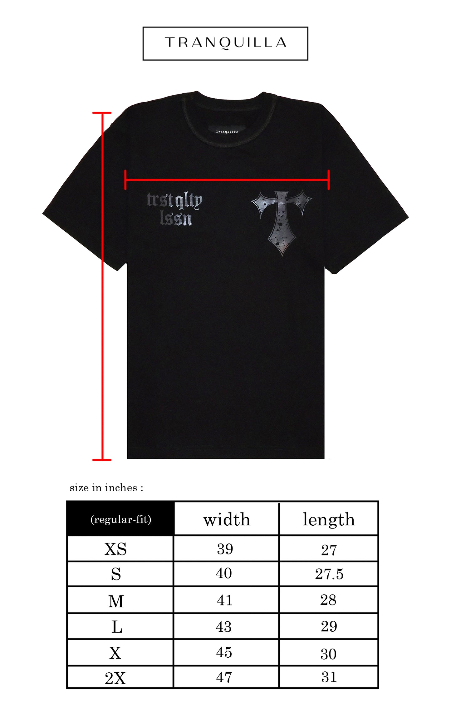 "GOD GOT ME" TEE IN BLACK
