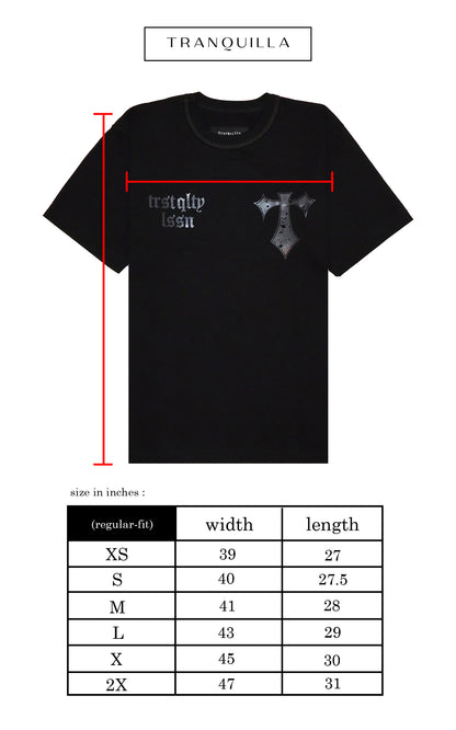 "GOD GOT ME" TEE IN BLACK
