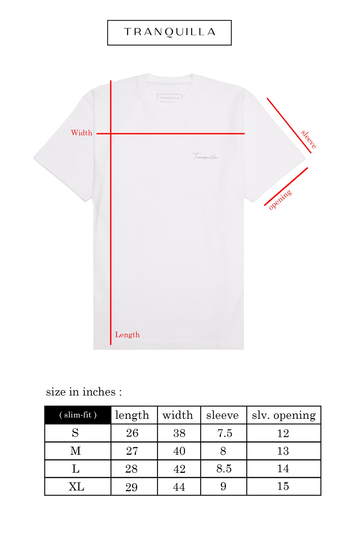 "OG" TEE IN WHITE (slim-fit)