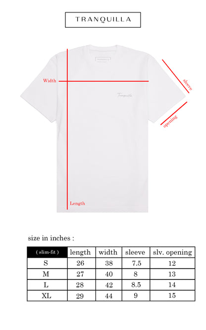 "OG" TEE IN WHITE (slim-fit)